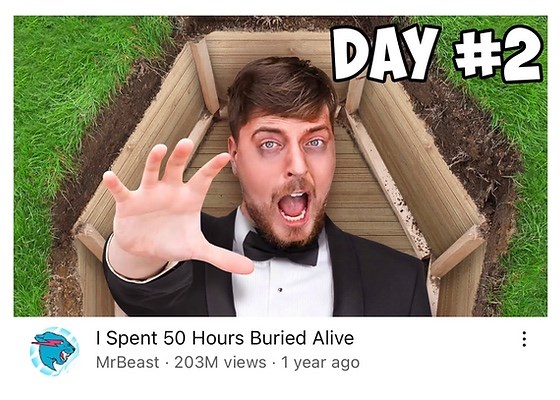 Mr beast youtube thumbnail